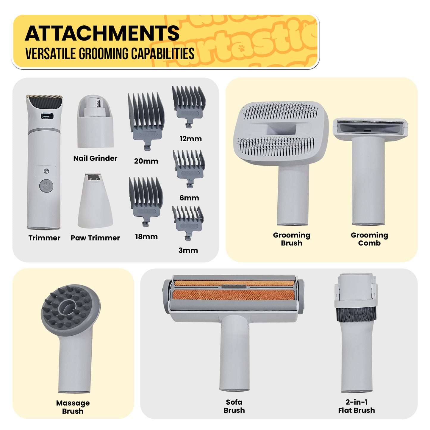 furtastic-8-in-1-xl-pet-grooming-kit-vacuum-cleaner www.mallsonline.com.au