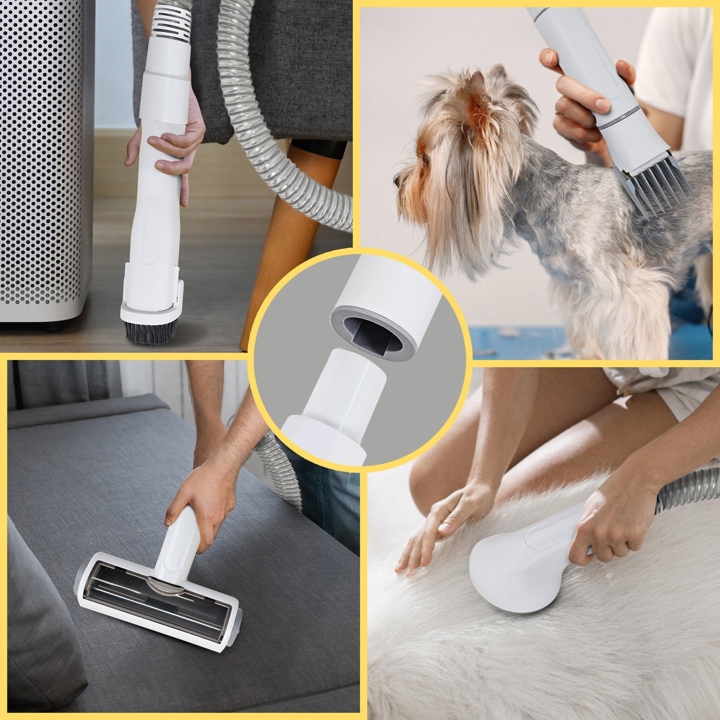 furtastic-8-in-1-xl-pet-grooming-kit-vacuum-cleaner www.mallsonline.com.au