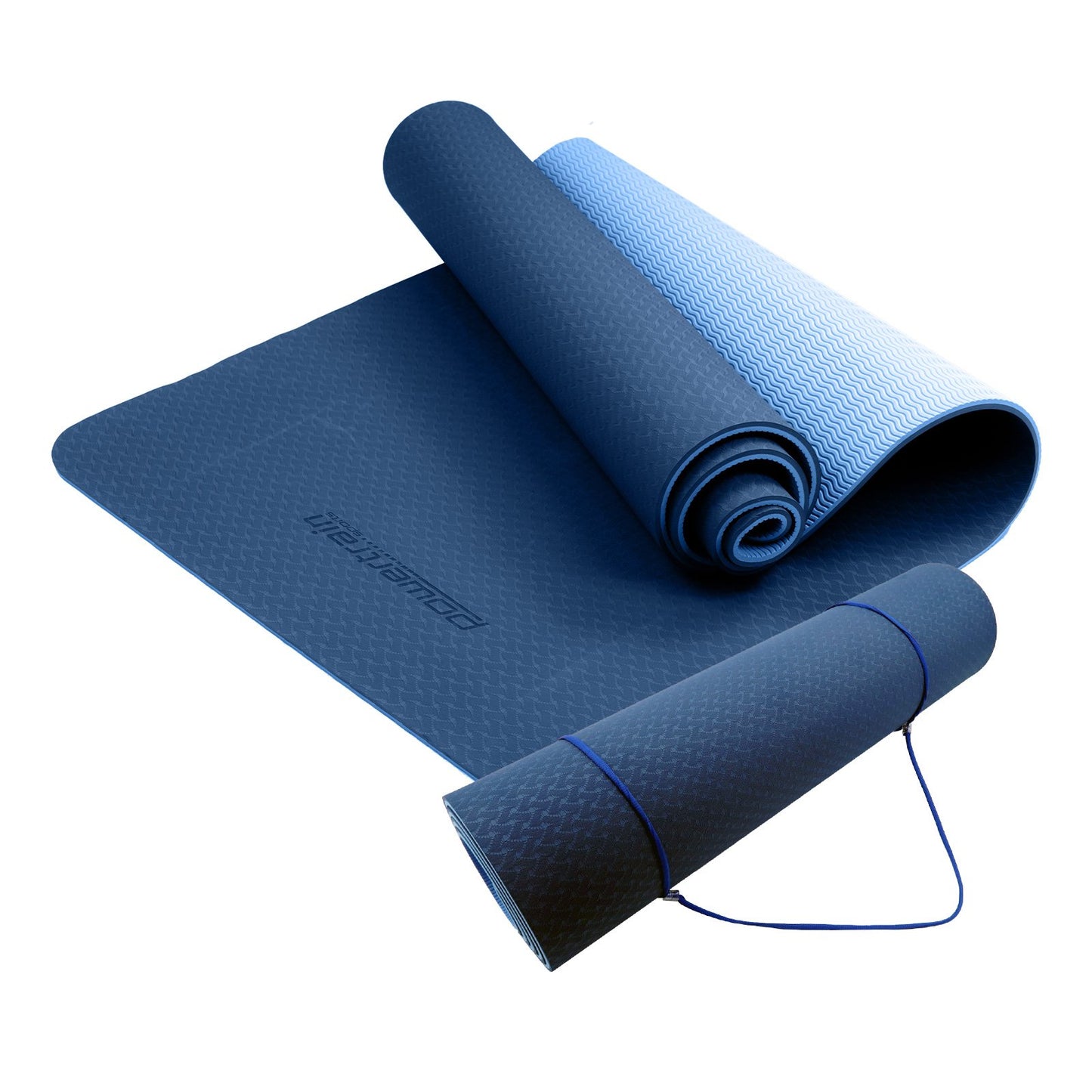 powertrain-eco-friendly-dual-layer-8mm-yoga-mat-dark-blue-non-slip-surface-and-carry-strap-for-ultimate-comfort-and-portability www.mallsonline.com.au