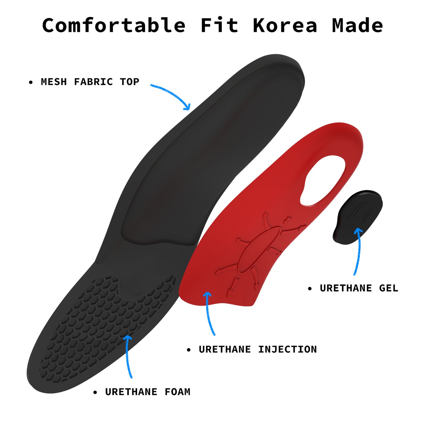 bibal-insole-2x-pair-l-size-full-whole-insoles-shoe-inserts-arch-support-foot-pads at www.mallsonline.com.au
