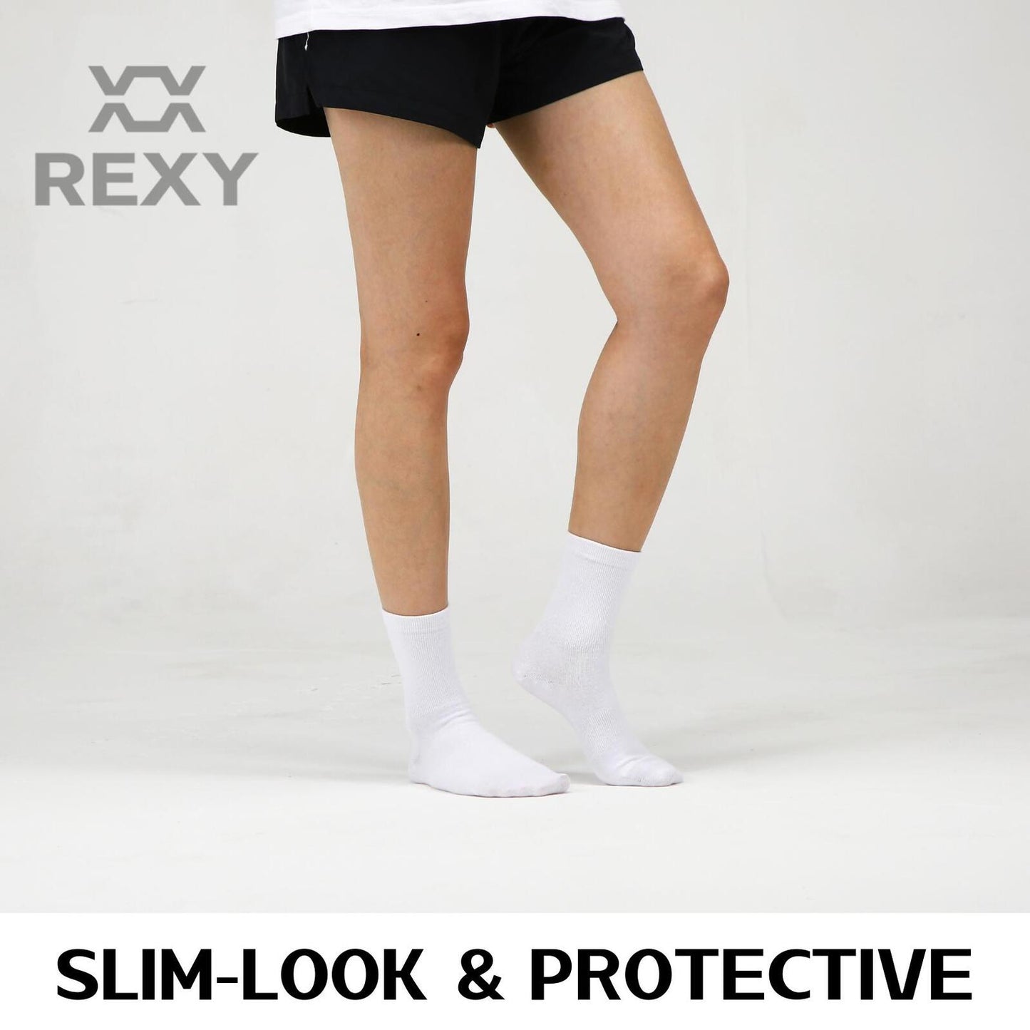 rexy-5-pack-large-white-3d-seamless-crew-socks-slim-breathable at www.mallsonline.com.au
