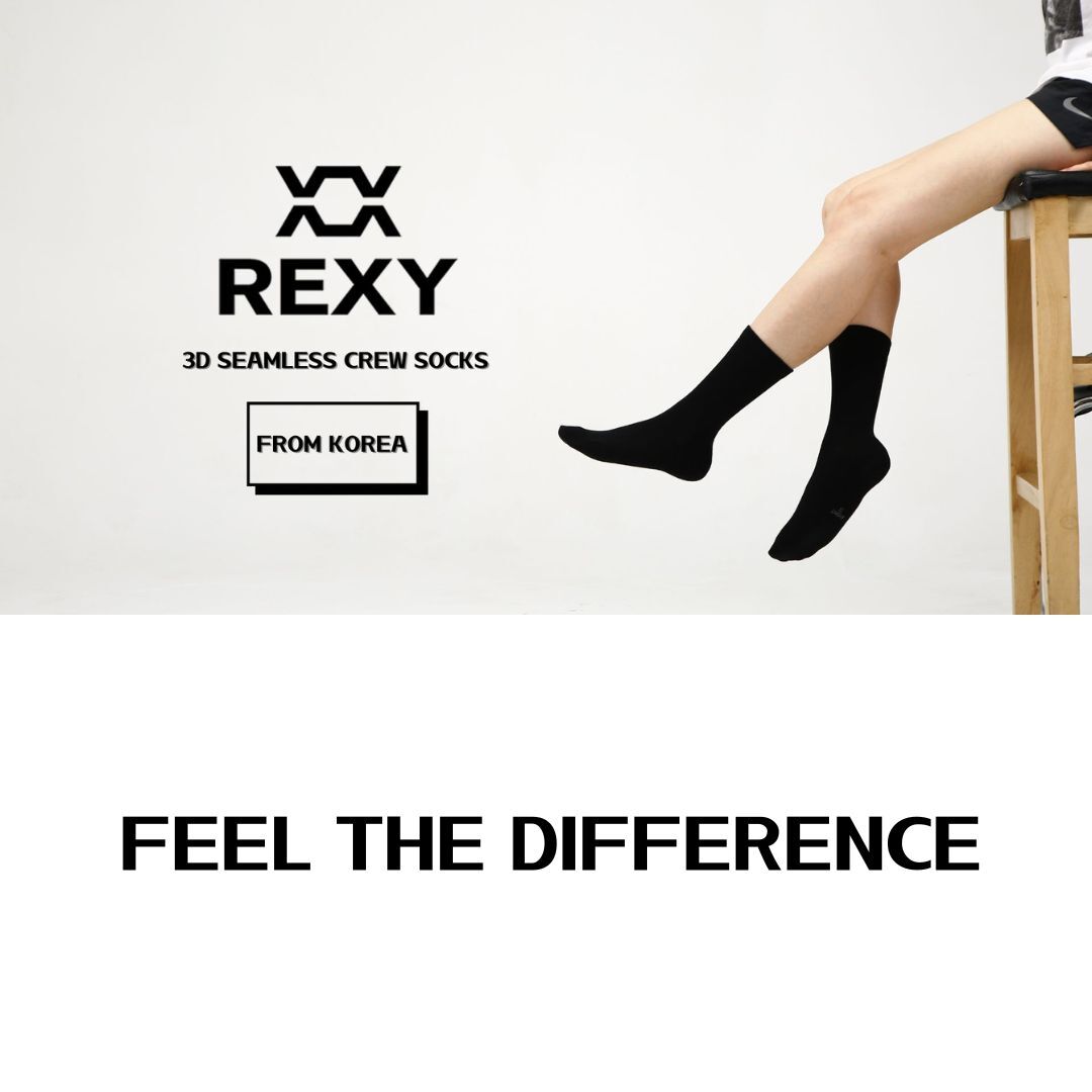 rexy-5-pack-large-white-3d-seamless-crew-socks-slim-breathable at www.mallsonline.com.au