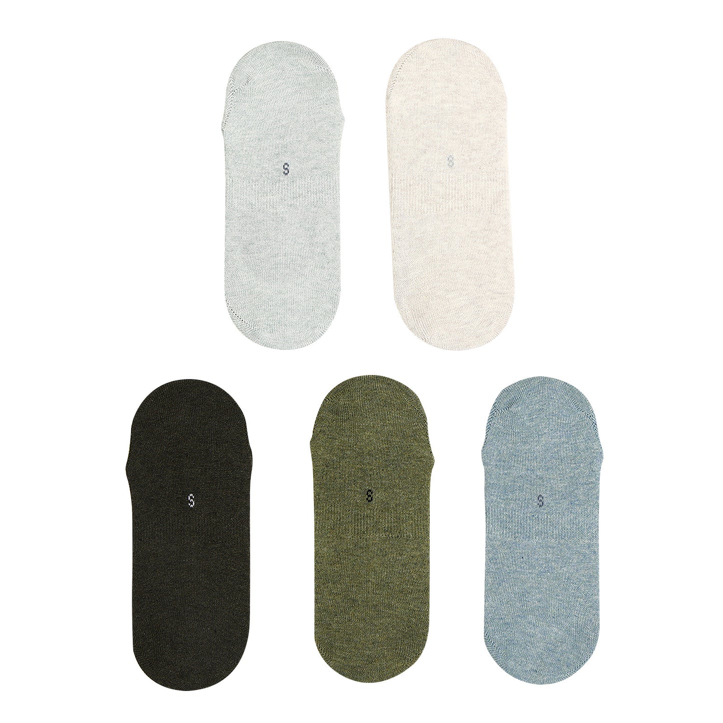 rexy-5-pack-large-multi-colour-daily-no-show-ankle-socks-non-slip-breathable at www.mallsonline.com.au