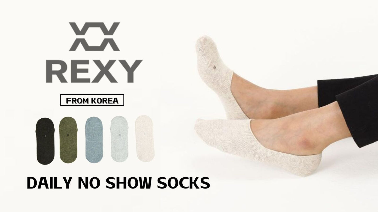 rexy-5-pack-large-multi-colour-daily-no-show-ankle-socks-non-slip-breathable at www.mallsonline.com.au