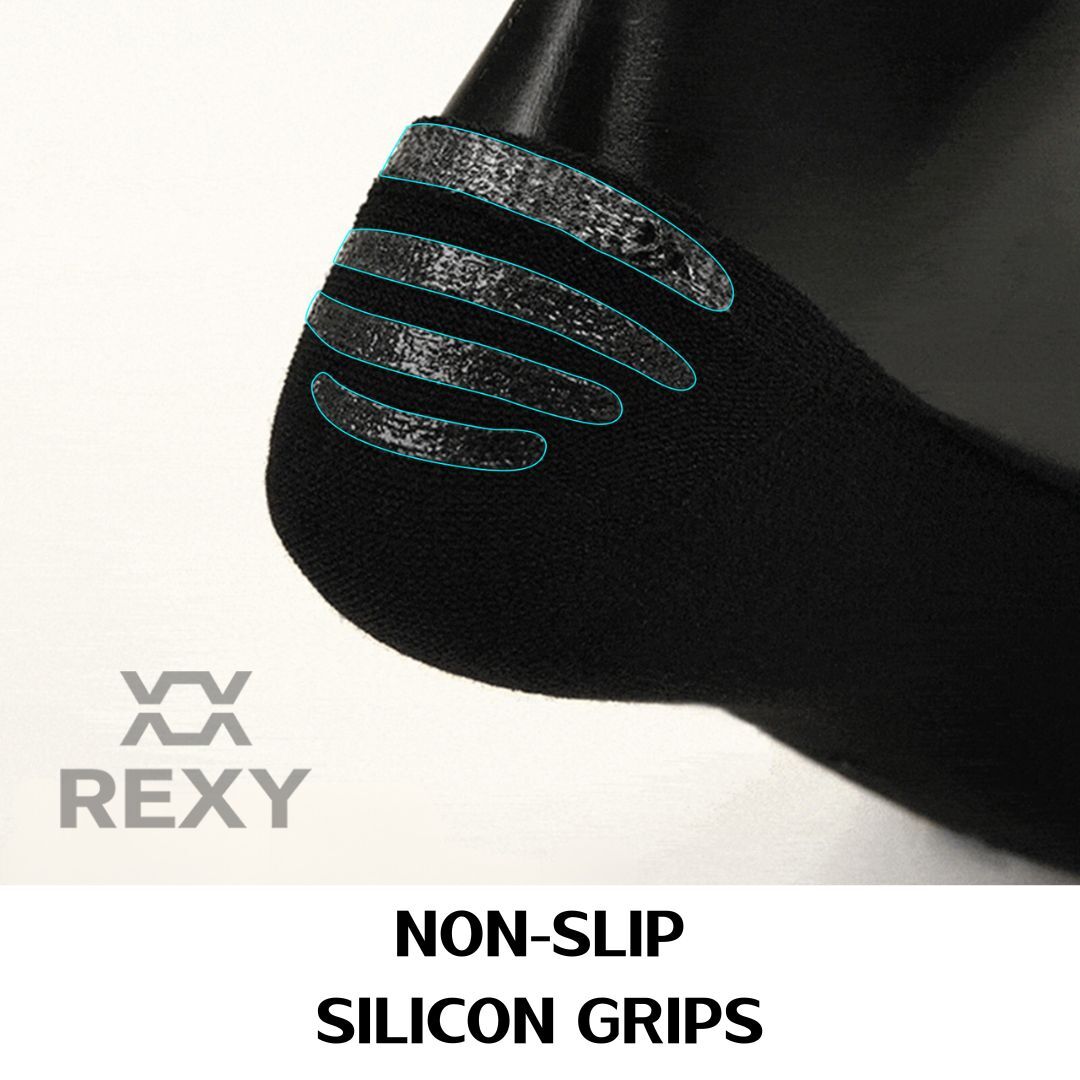 rexy-5-pack-large-multi-colour-daily-no-show-ankle-socks-non-slip-breathable at www.mallsonline.com.au