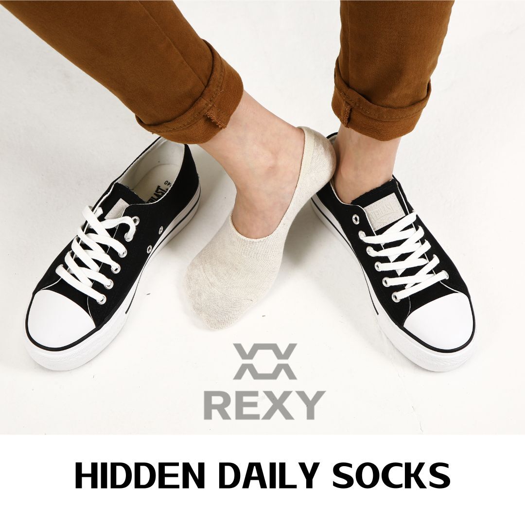 rexy-5-pack-large-multi-colour-daily-no-show-ankle-socks-non-slip-breathable at www.mallsonline.com.au