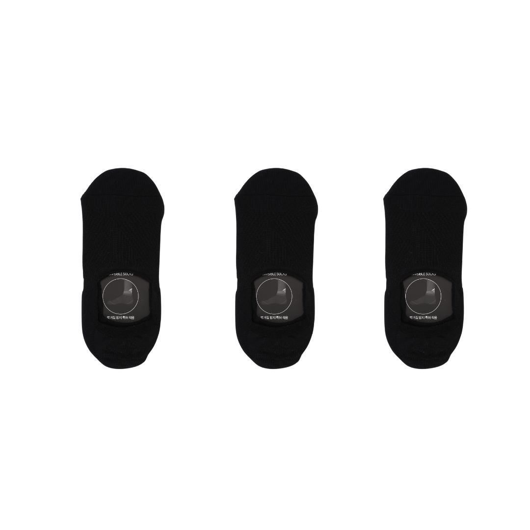 rexy-3-pack-medium-black-cushion-no-show-ankle-socks-non-slip-breathable at www.mallsonline.com.au