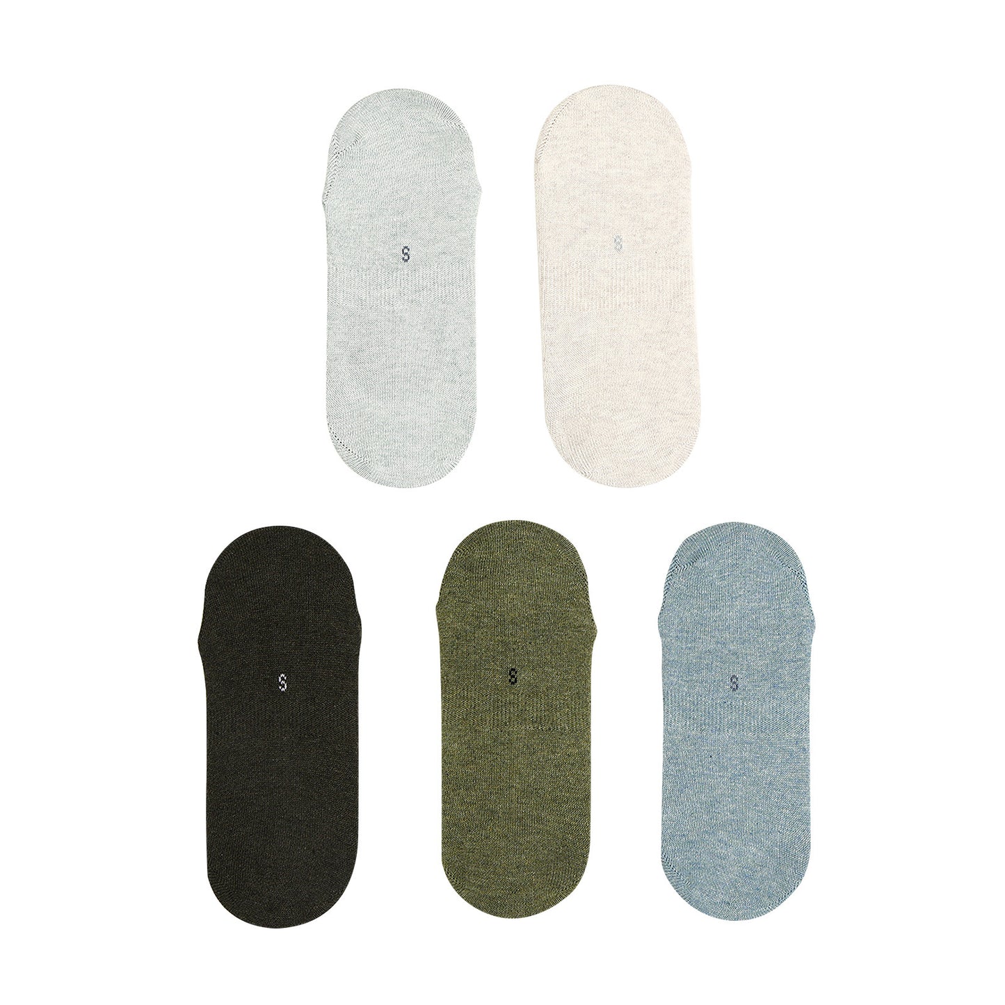 rexy-5-pack-small-multi-colour-daily-no-show-ankle-socks-non-slip-breathable at www.mallsonline.com.au