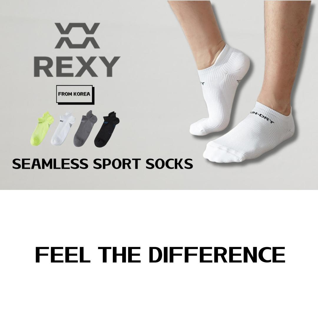 rexy-4-pack-medium-multi-colour-seamless-sport-sneakers-socks-non-slip-heel-tab at www.mallsonline.com.au