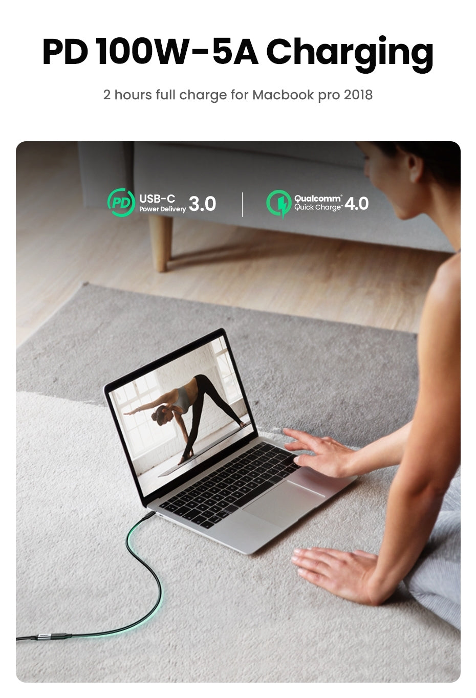 ugreen-10387-usb-c-extension-cable-1m www.mallsonline.com.au