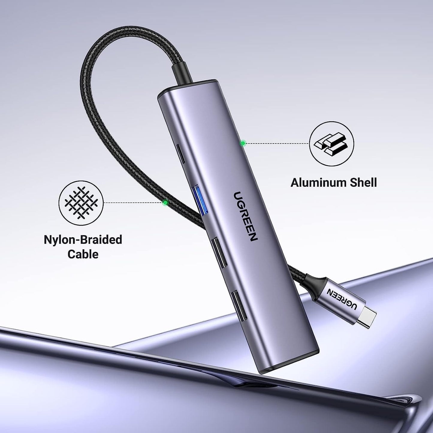 ugreen-15495-5-in-1-usb-c-hub-with-4k-hdmi www.mallsonline.com.au