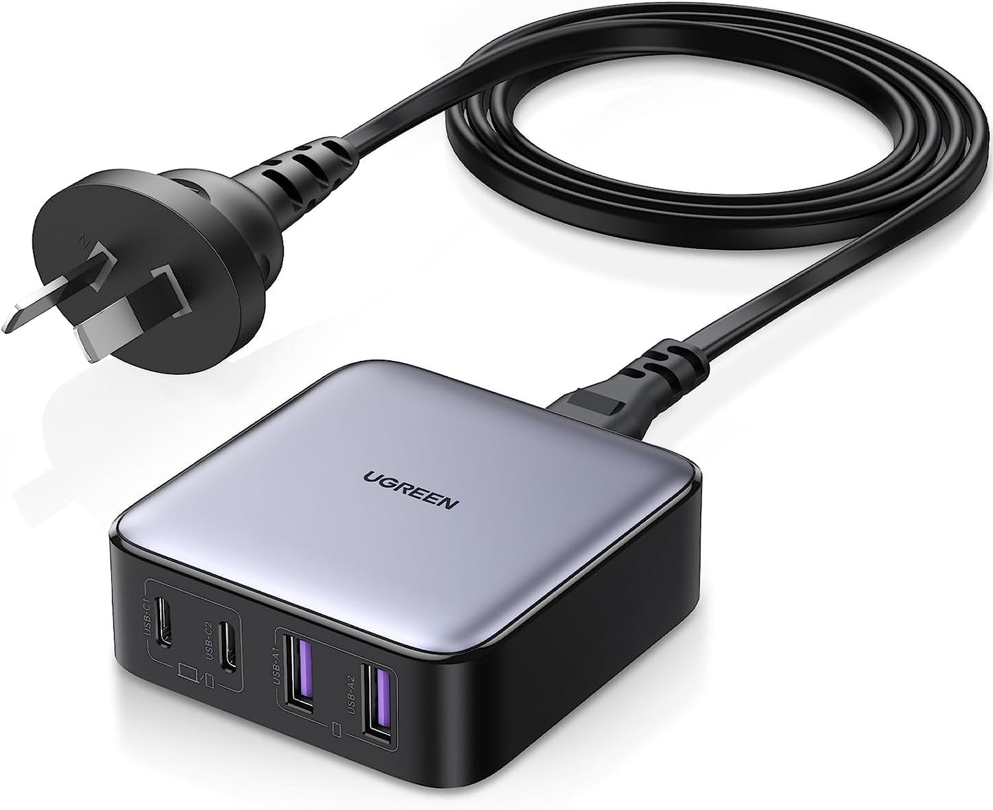 ugreen-15611-65w-usb-c-charger-nexode-4-port-gan-ii-charging-station www.mallsonline.com.au