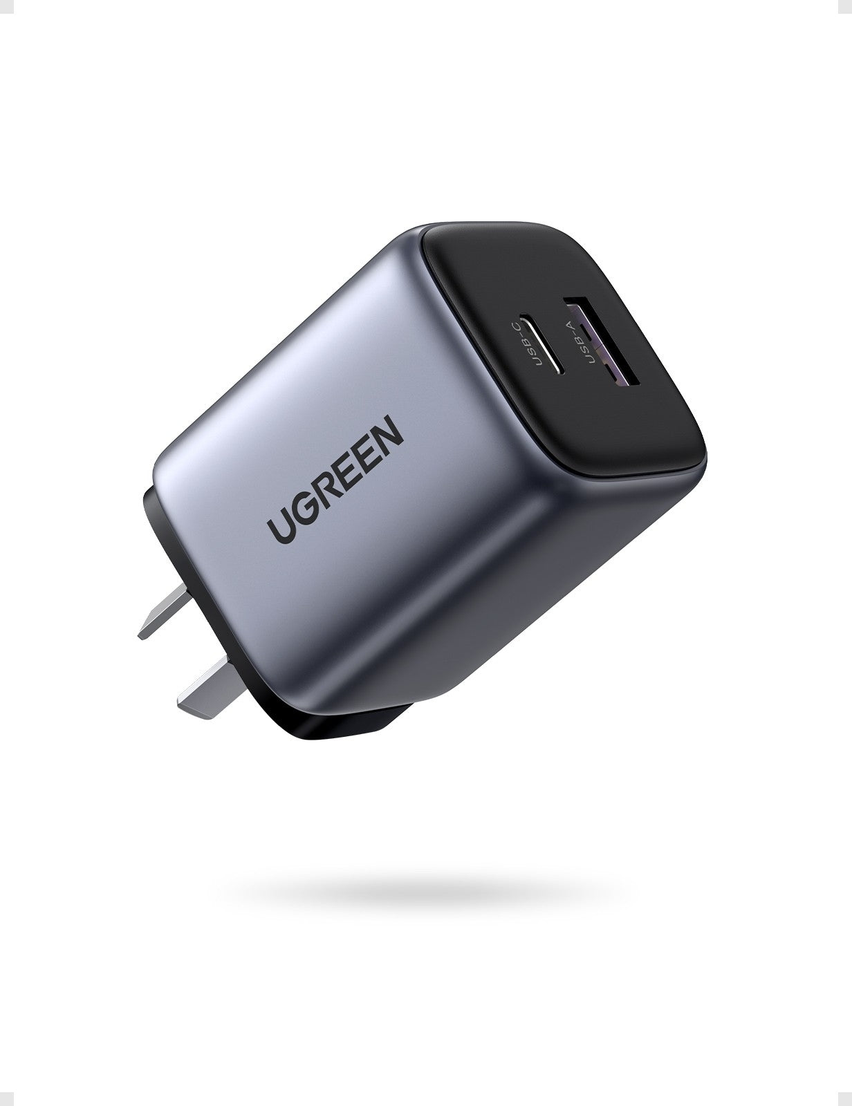 ugreen-25112a-nexode-35w-dual-ports-gan-wall-power-charger www.mallsonline.com.au