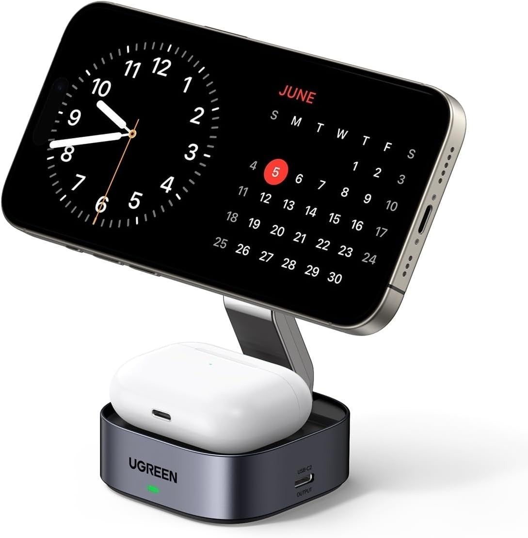 ugreen-35278-2-in-1-magsafe-wireless-charger-with-stand www.mallsonline.com.au