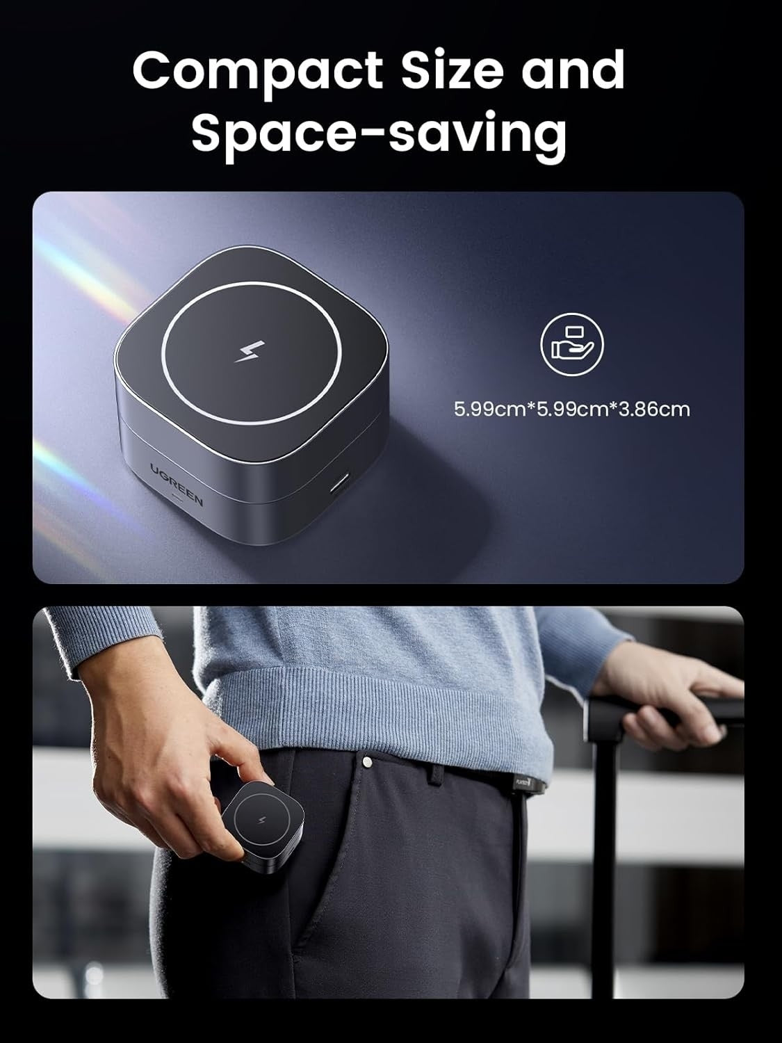 ugreen-35278-2-in-1-magsafe-wireless-charger-with-stand www.mallsonline.com.au