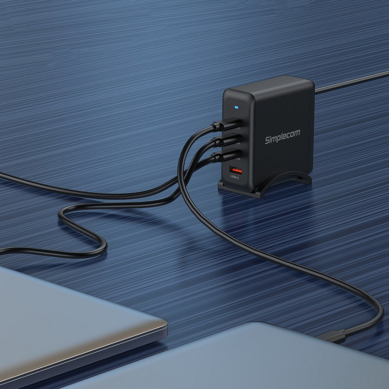 simplecom-cu400-4-port-pd-100w-gan-fast-charger-3xusb-c-usb-a-for-phone-tablet-laptop www.mallsonline.com.au