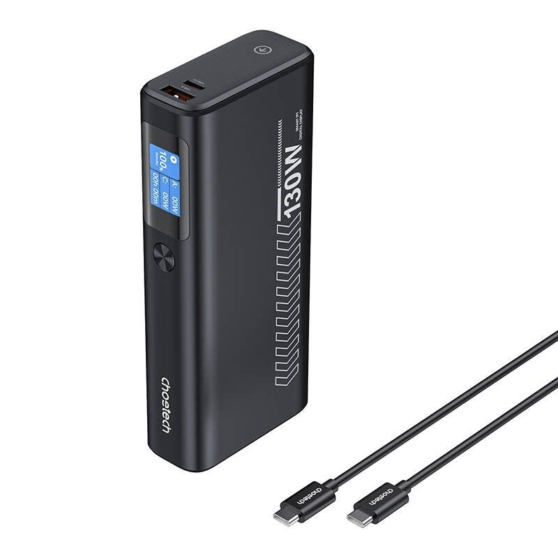 choetech-b702-20000mah-pd130w-usb-a-usb-c-x-2-3-port-tft-display-power-bank www.mallsonline.com.au