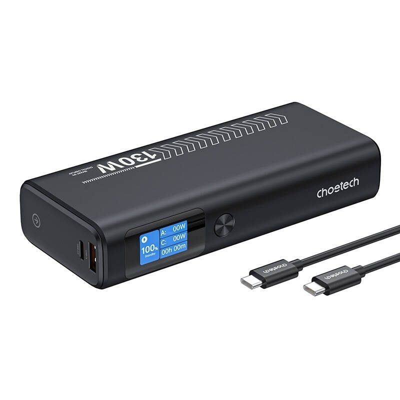 choetech-b702-20000mah-pd130w-usb-a-usb-c-x-2-3-port-tft-display-power-bank www.mallsonline.com.au