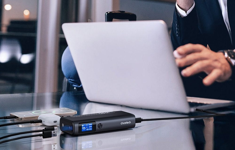 choetech-b702-20000mah-pd130w-usb-a-usb-c-x-2-3-port-tft-display-power-bank www.mallsonline.com.au