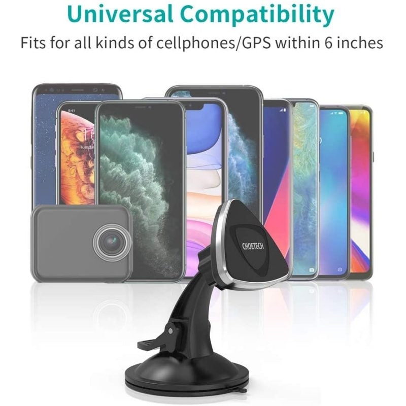 choetech-h010-magnetic-car-phone-mount-with-360-degree-swivel-ball www.mallsonline.com.au