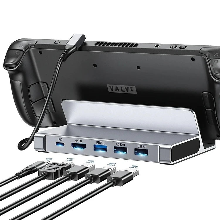 choetech-hub-m77-gy-pd100w-5-in-1-usb-c-pd-hdmi-usb-3-0a-f-usb2-0-steam-deck-docking-station www.mallsonline.com.au
