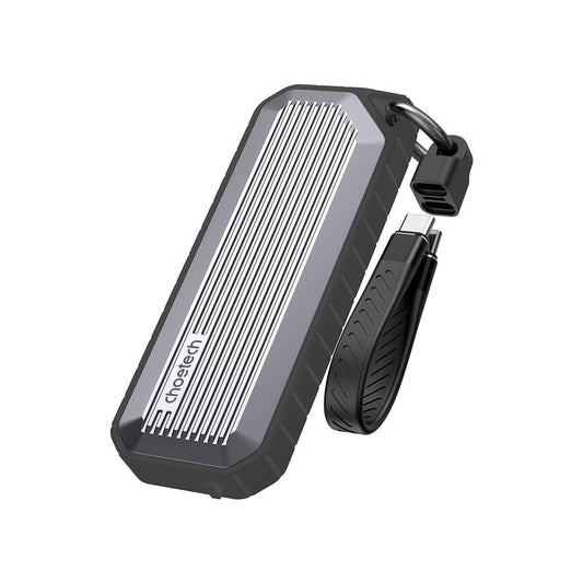 choetech-mse004-gy-usb3-2-chips-m-2-nvme-sata-ssd-protocol-10gbps-transfer-speed-enclosure-with-ip65-water-proof-and-dust-proof-support-8tb-max www.mallsonline.com.au