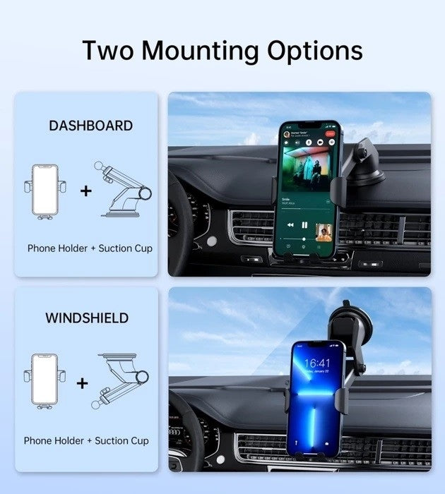 choetech-t203-f-15w-gravity-car-charger-holder www.mallsonline.com.au