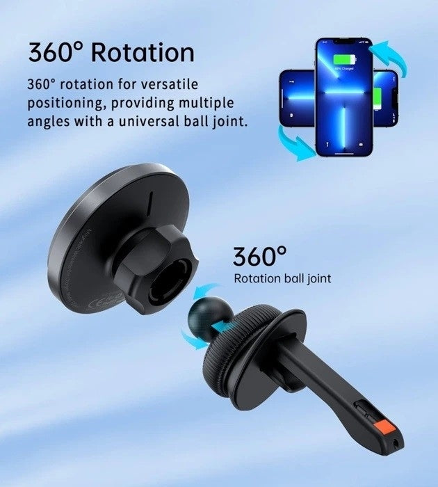 choetech-t204-f-15w-magnetic-car-charger-holder-with-led-light-aluminium-alloy-housing www.mallsonline.com.au