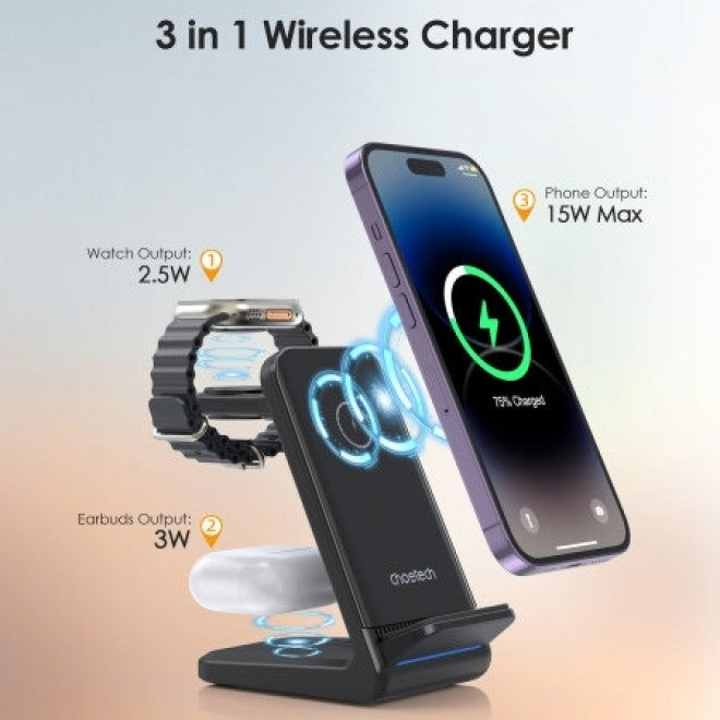 choetech-t608-f-bk-15w-4-in-1-wireless-charger-stand-for-iwatch-and-samsung-watch-black www.mallsonline.com.au