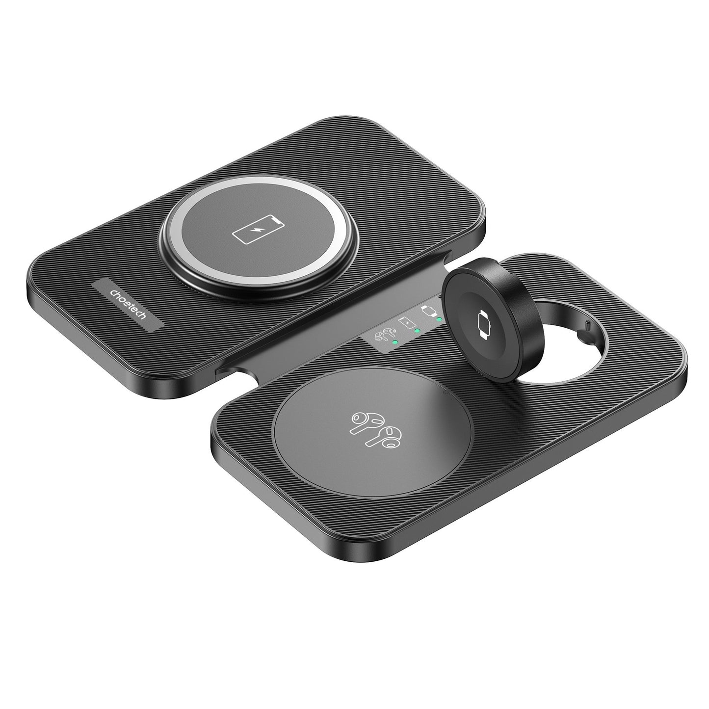 choetech-t616-f-bk-3in1-magnetic-foldable-wireless-charger-black www.mallsonline.com.au