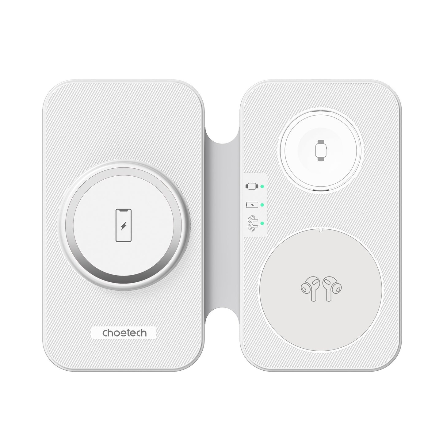 choetech-t616-f-wh-3in1-magnetic-foldable-wireless-charger-white www.mallsonline.com.au