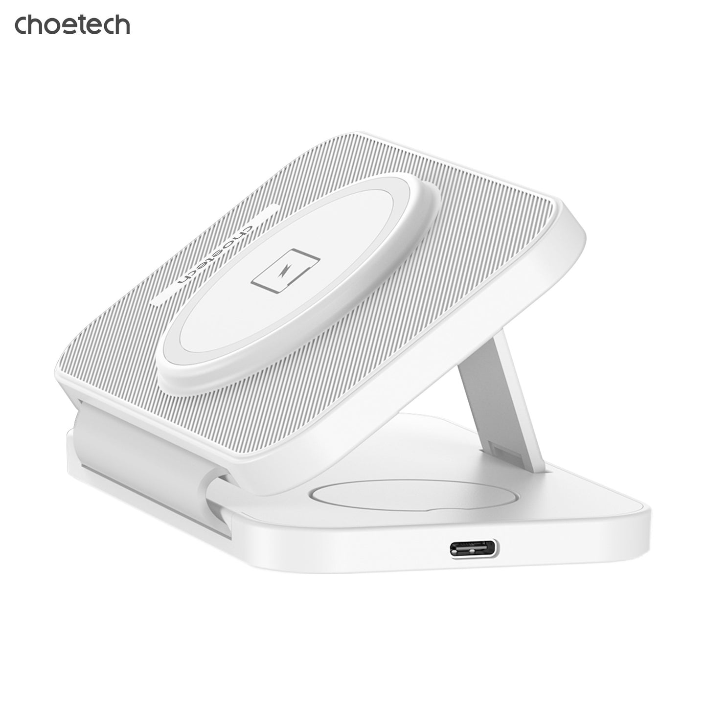 choetech-t616-f-wh-3in1-magnetic-foldable-wireless-charger-white www.mallsonline.com.au