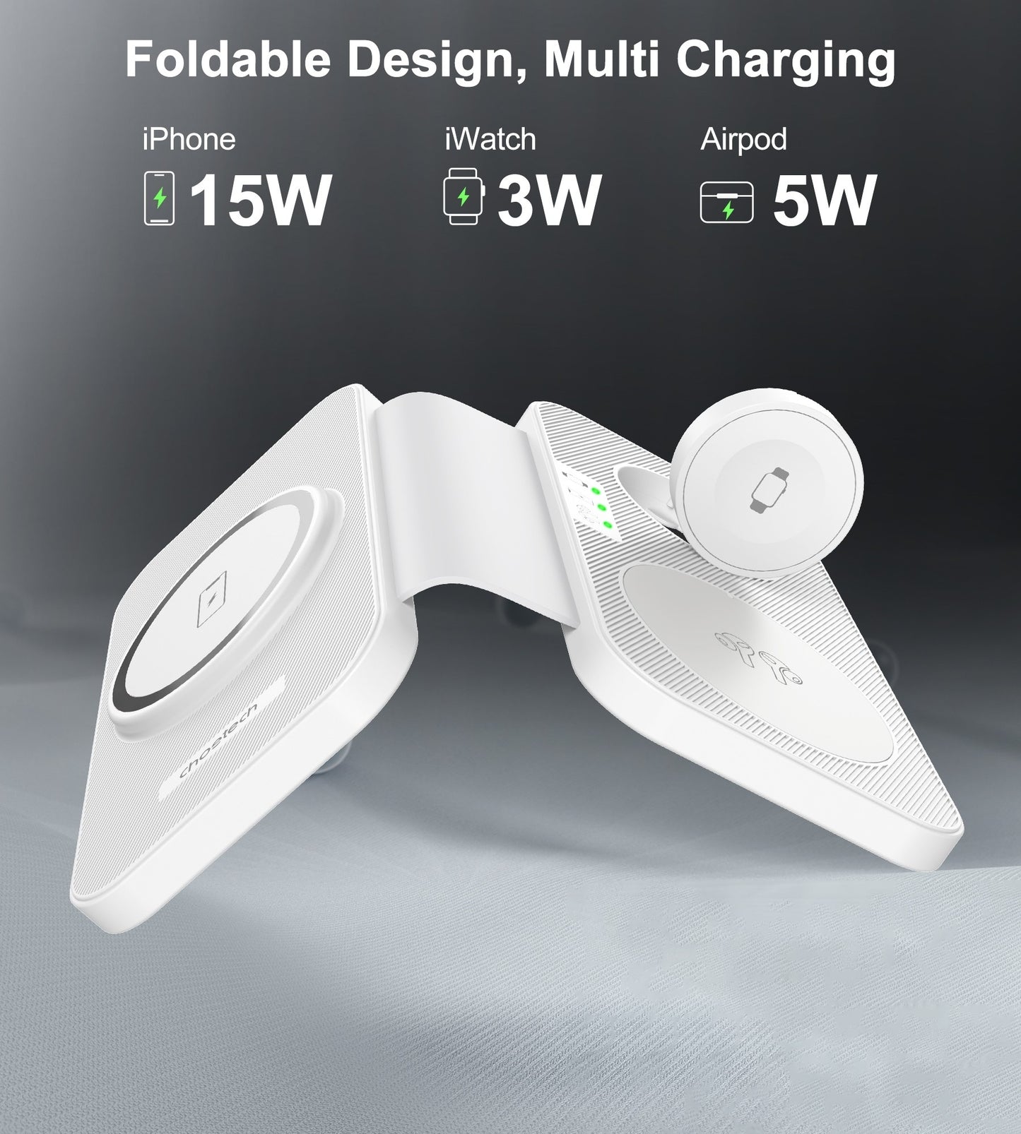 choetech-t616-f-wh-3in1-magnetic-foldable-wireless-charger-white www.mallsonline.com.au