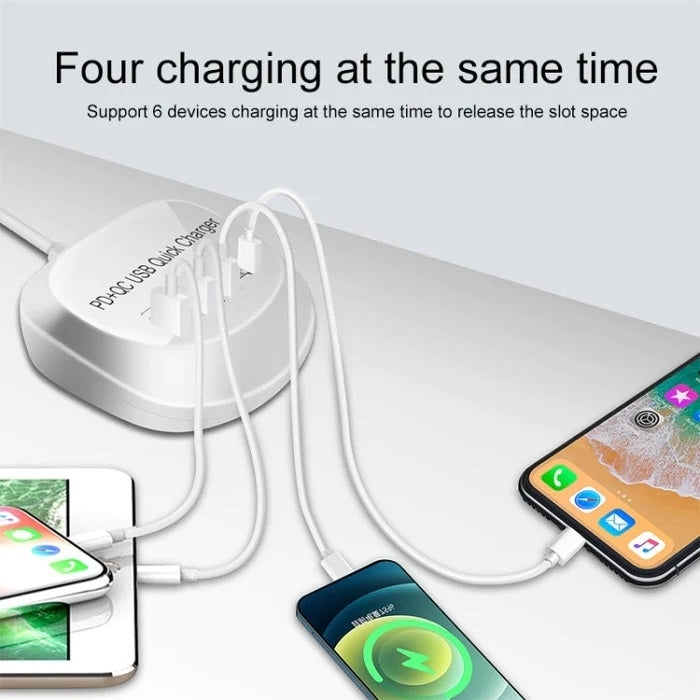 4-port-pd-qc3-0-charger-40w-with-au-ac-adapter www.mallsonline.com.au