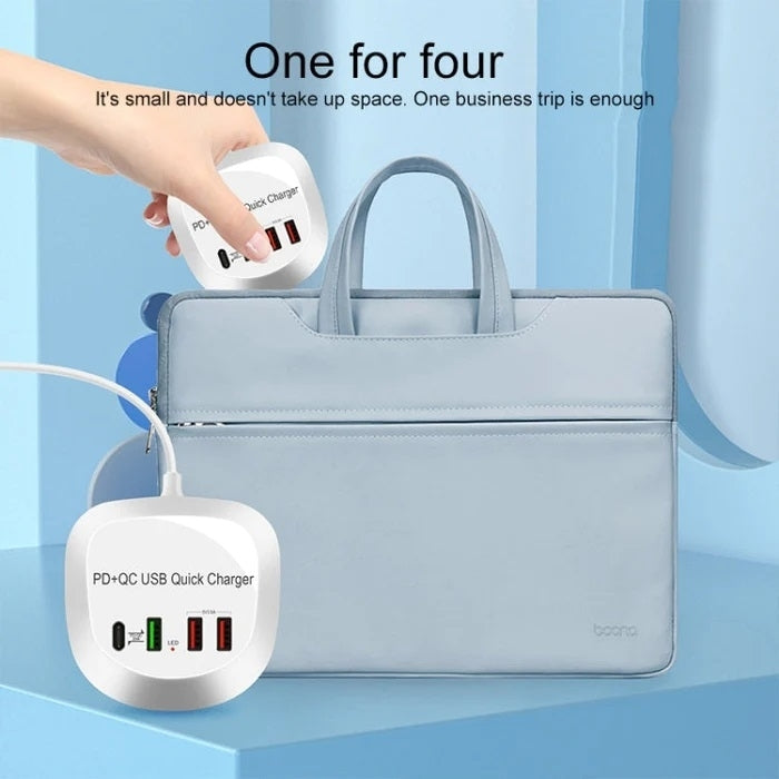 4-port-pd-qc3-0-charger-40w-with-au-ac-adapter www.mallsonline.com.au