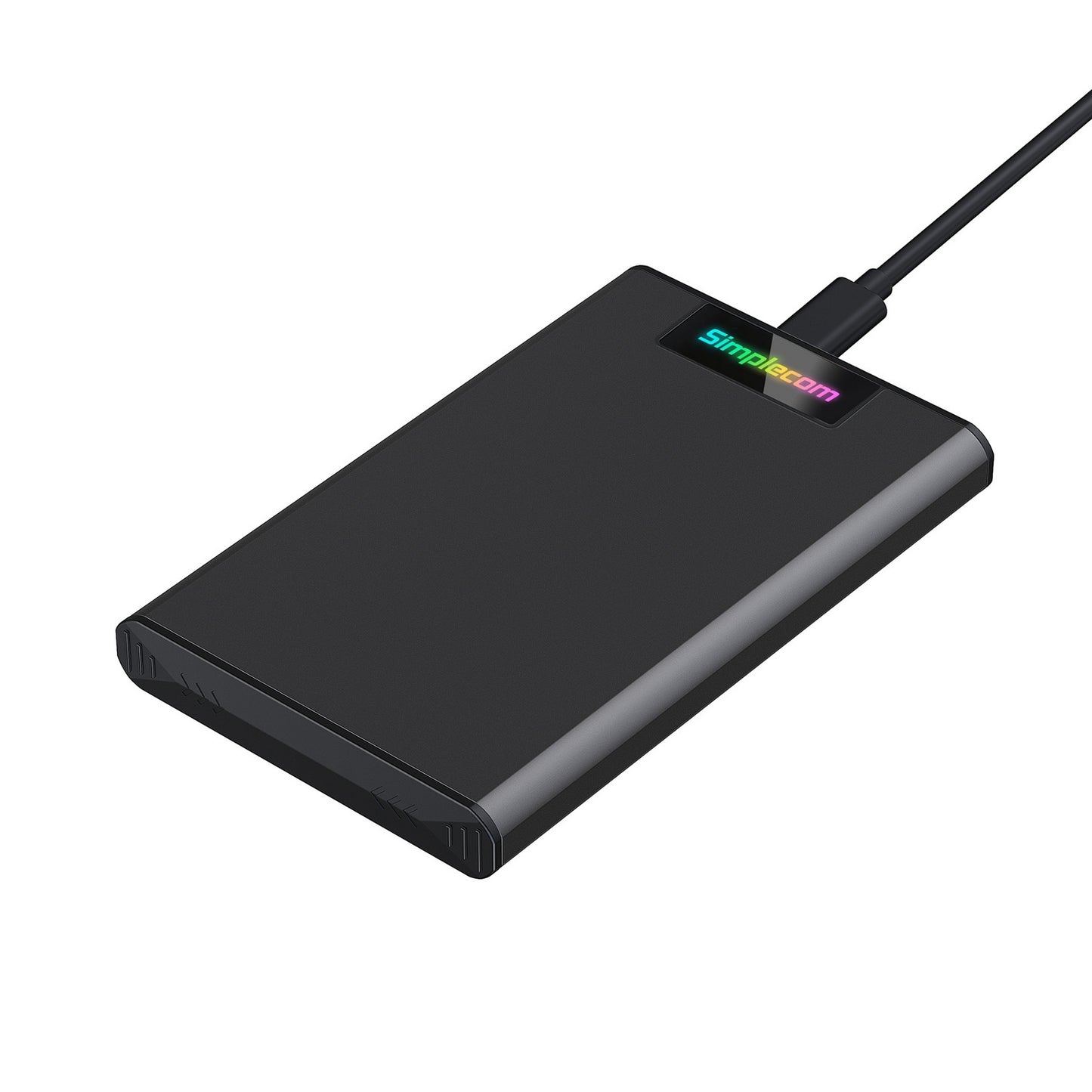 simplecom-se239-tool-free-2-5-sata-hdd-ssd-to-usb-c-enclosure-with-rgb-lights-usb-3-2-gen-2 www.mallsonline.com.au