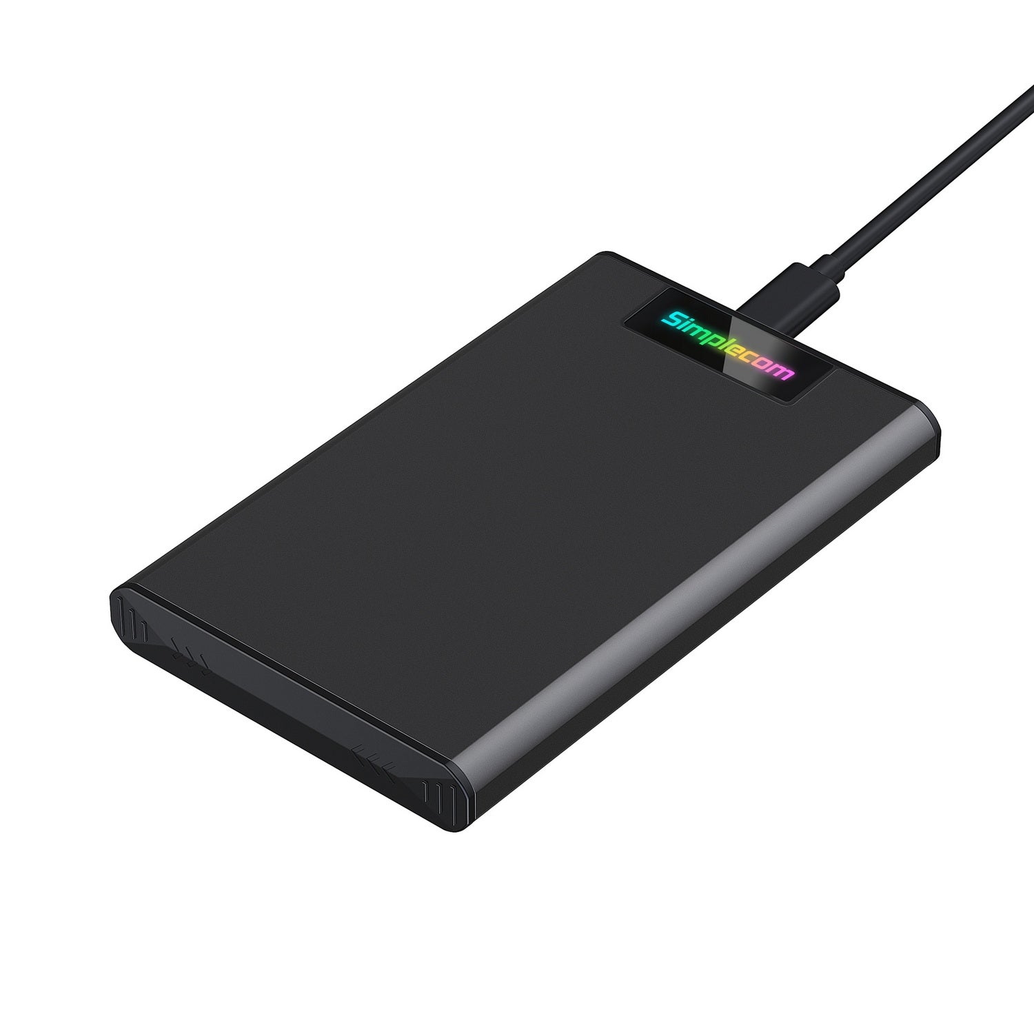 simplecom-se239-tool-free-2-5-sata-hdd-ssd-to-usb-c-enclosure-with-rgb-lights-usb-3-2-gen-2 www.mallsonline.com.au