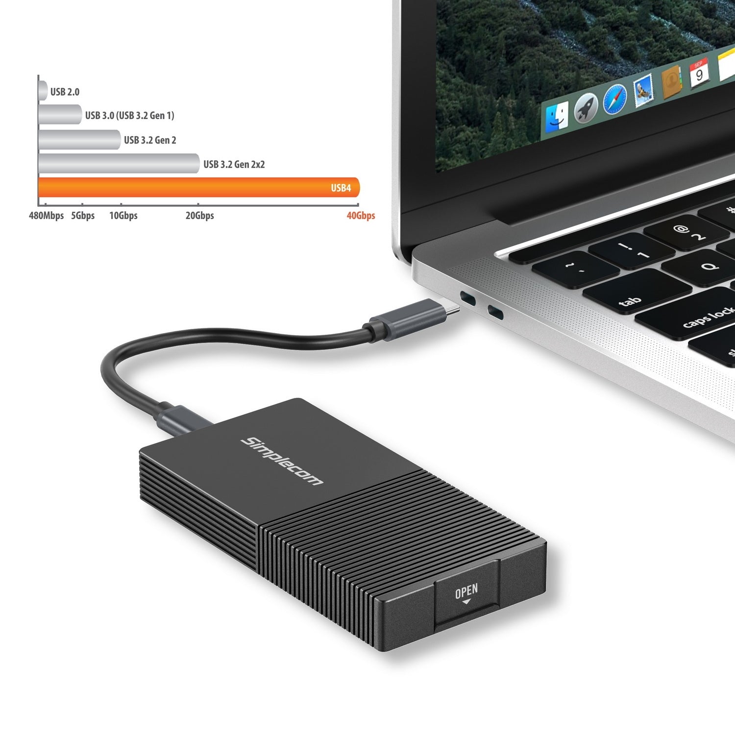 simplecom-se640-usb4-to-nvme-m-2-ssd-usb-c-enclosure-40gbps www.mallsonline.com.au