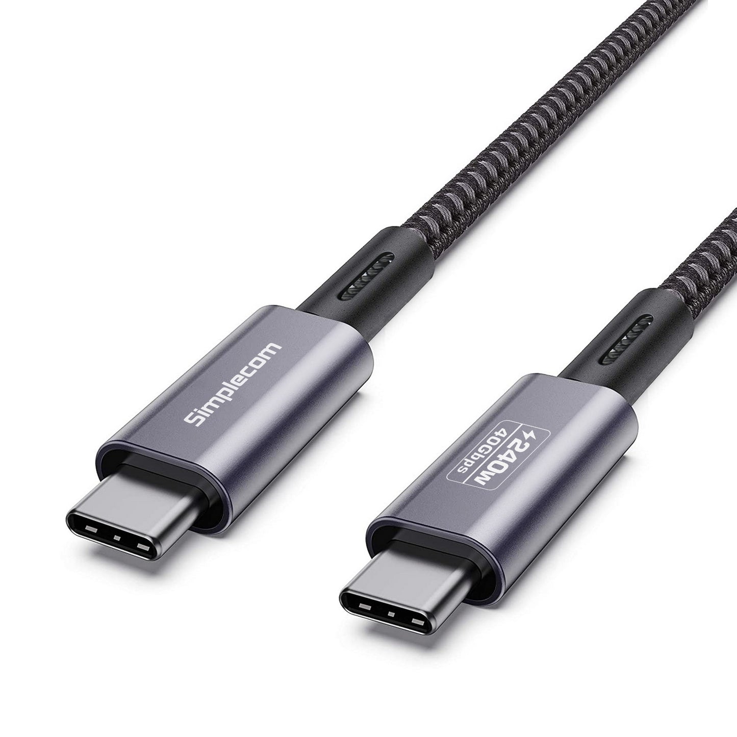 simplecom-ca615-usb-c-to-usb-c-cable-usb4-40gbps-5a-240w-pd3-1-8k-60hz-1-5m www.mallsonline.com.au
