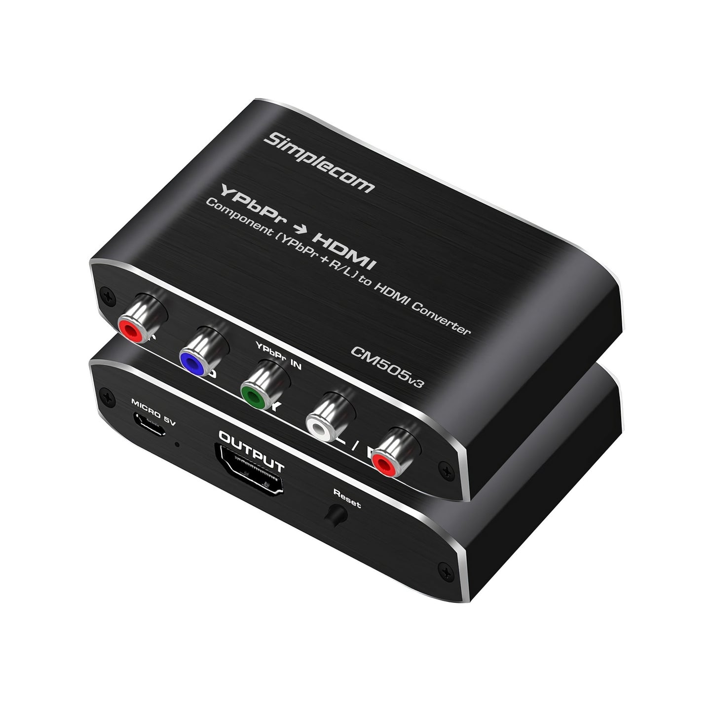 simplecom-cm505v3-component-ypbpr-stereo-r-l-to-hdmi-converter-full-hd-1080p at www.mallsonline.com.au