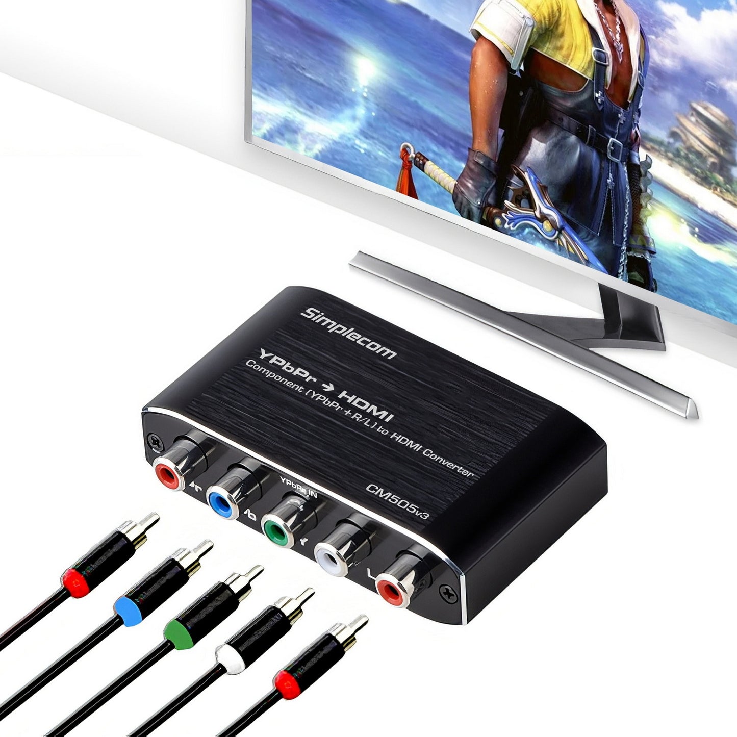 simplecom-cm505v3-component-ypbpr-stereo-r-l-to-hdmi-converter-full-hd-1080p at www.mallsonline.com.au