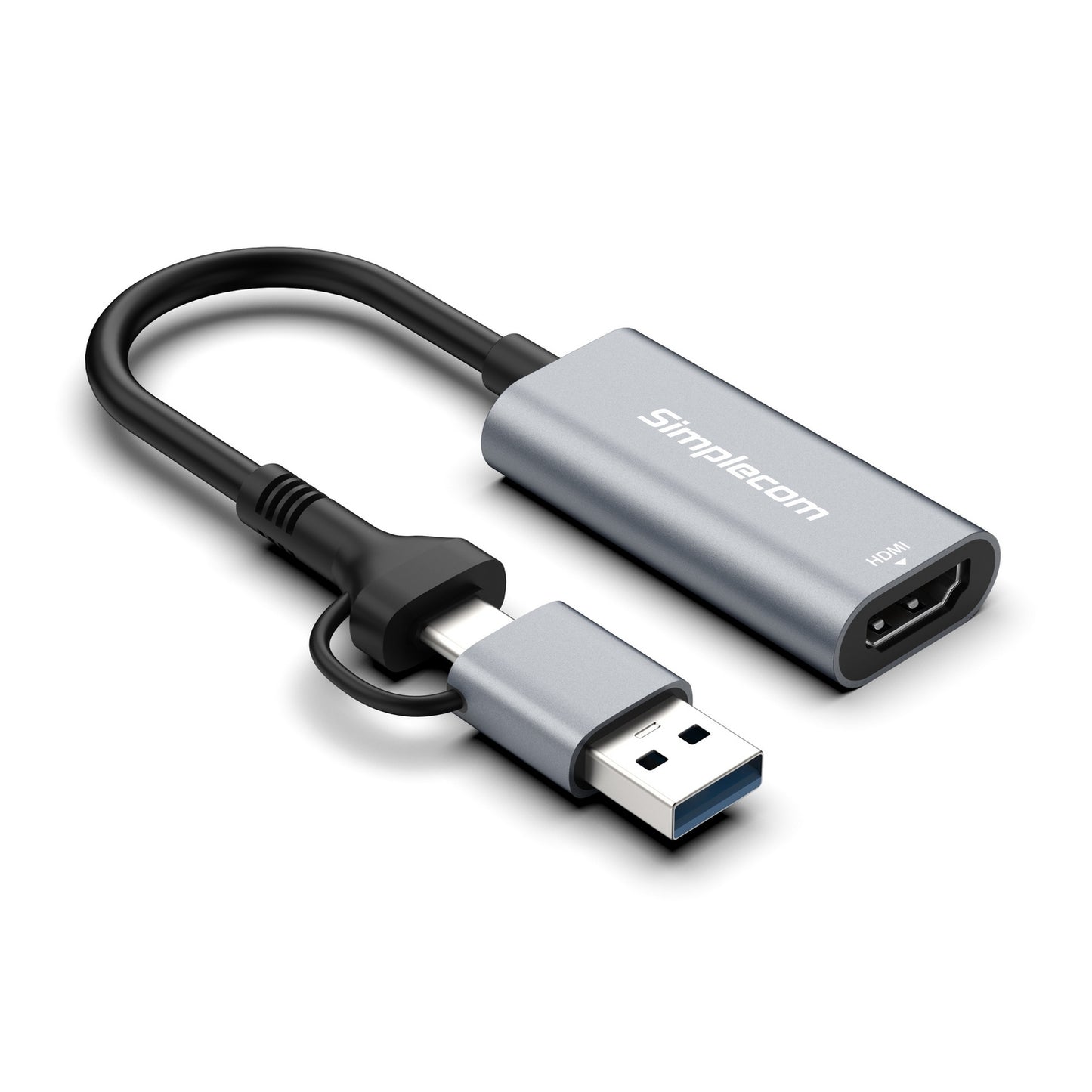 simplecom-da306c-usb-3-0-and-usb-c-to-hdmi-video-card-adapter-full-hd-1080p www.mallsonline.com.au