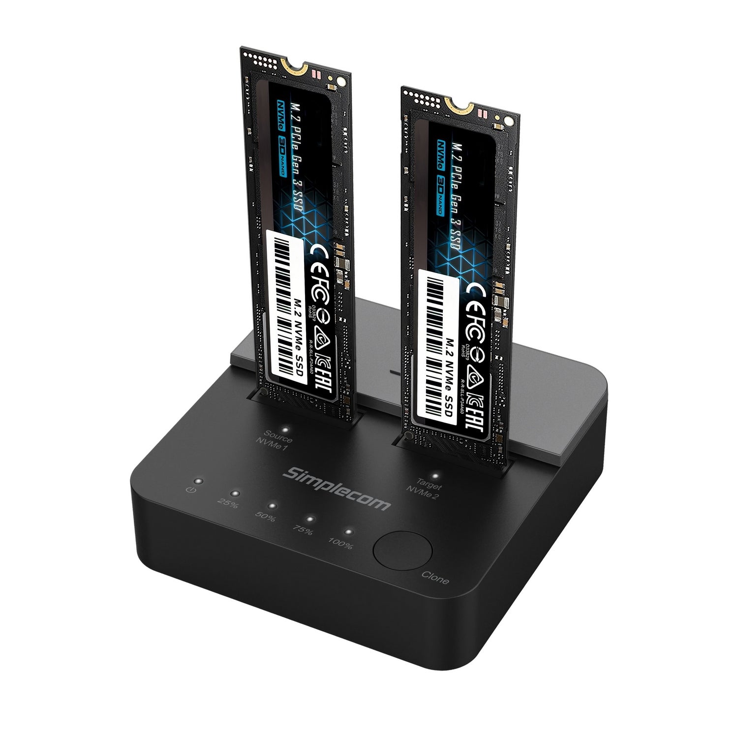 simplecom-sd550v2-usb-3-2-gen2x2-to-dual-bay-nvme-m-2-ssd-docking-station-duplicator-offline-clone www.mallsonline.com.au