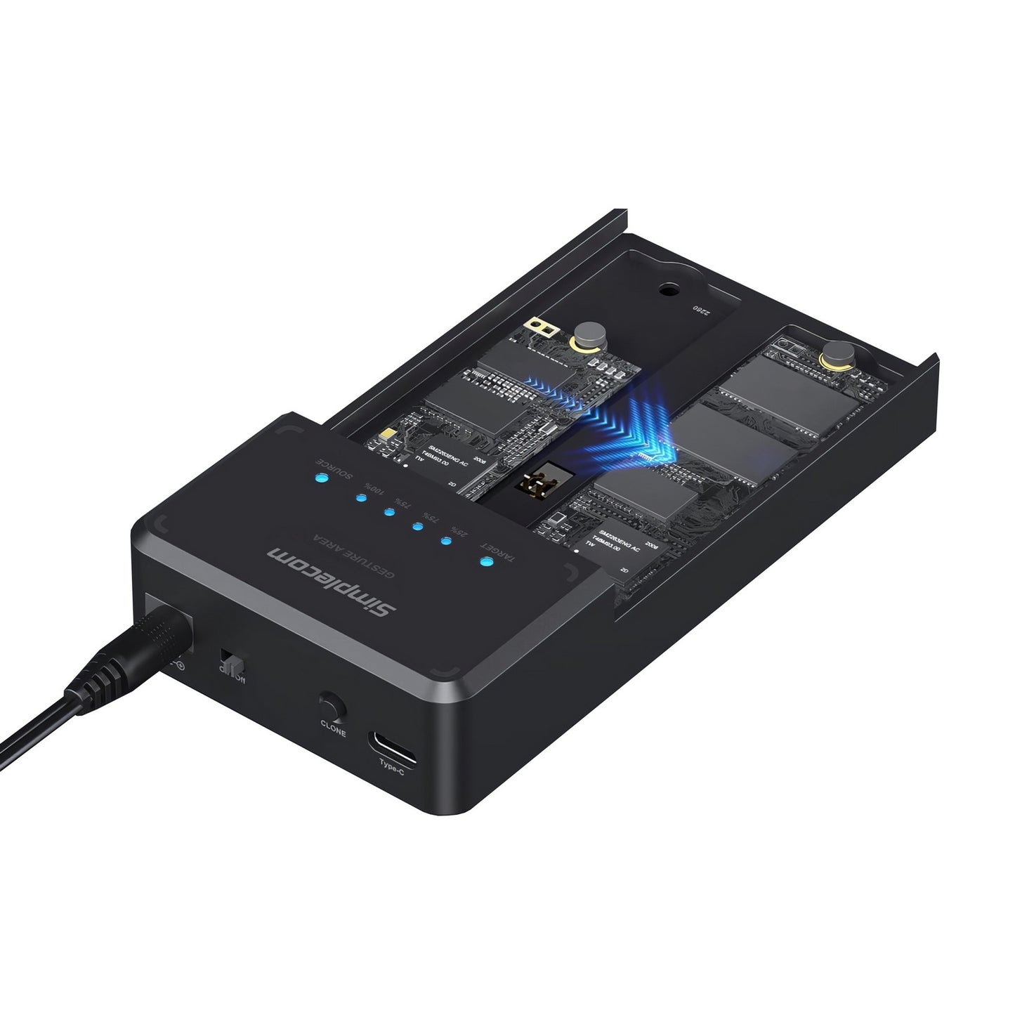 simplecom-sd560-dual-bay-nvme-m-2-ssd-enclosure-offline-clone-docking-station-usb-3-2-gen2-10gbps www.mallsonline.com.au