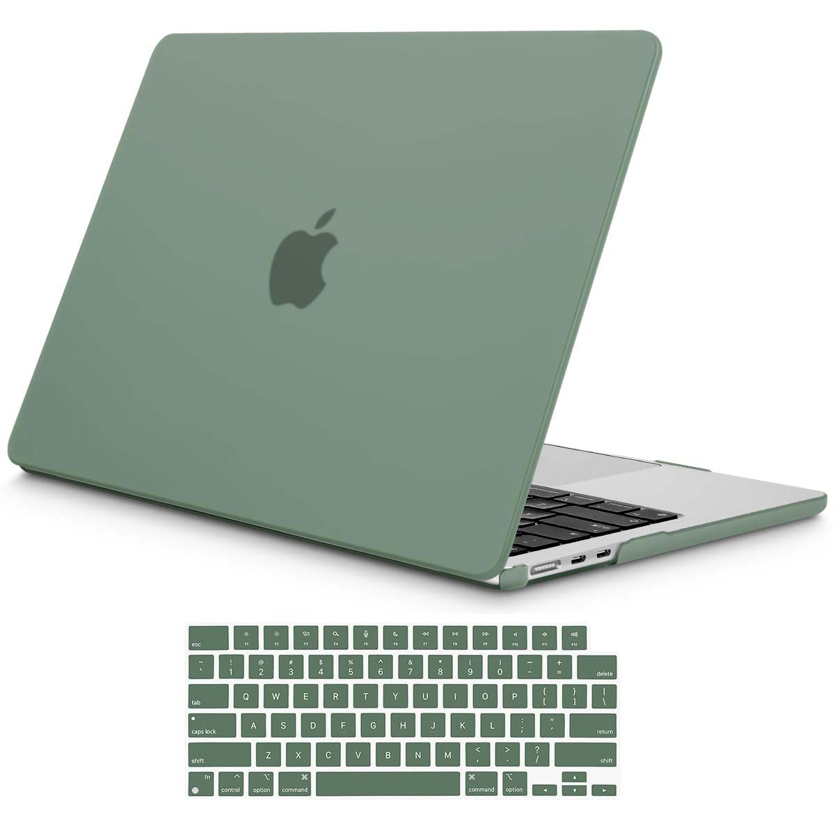 15-inch-air-2023-macbook-air-matte-case-a2941-m2-chip-hard-shell-case-keyboard-cover-midnight-green www.mallsonline.com.au