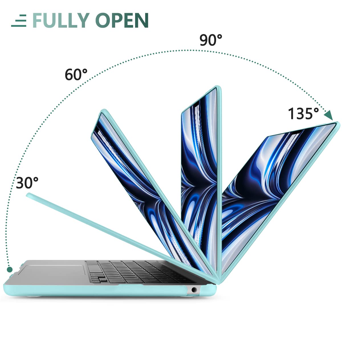 15-inch-air-2023-macbook-air-matte-case-a2941-m2-chip-hard-shell-case-keyboard-cover-sky-blue www.mallsonline.com.au