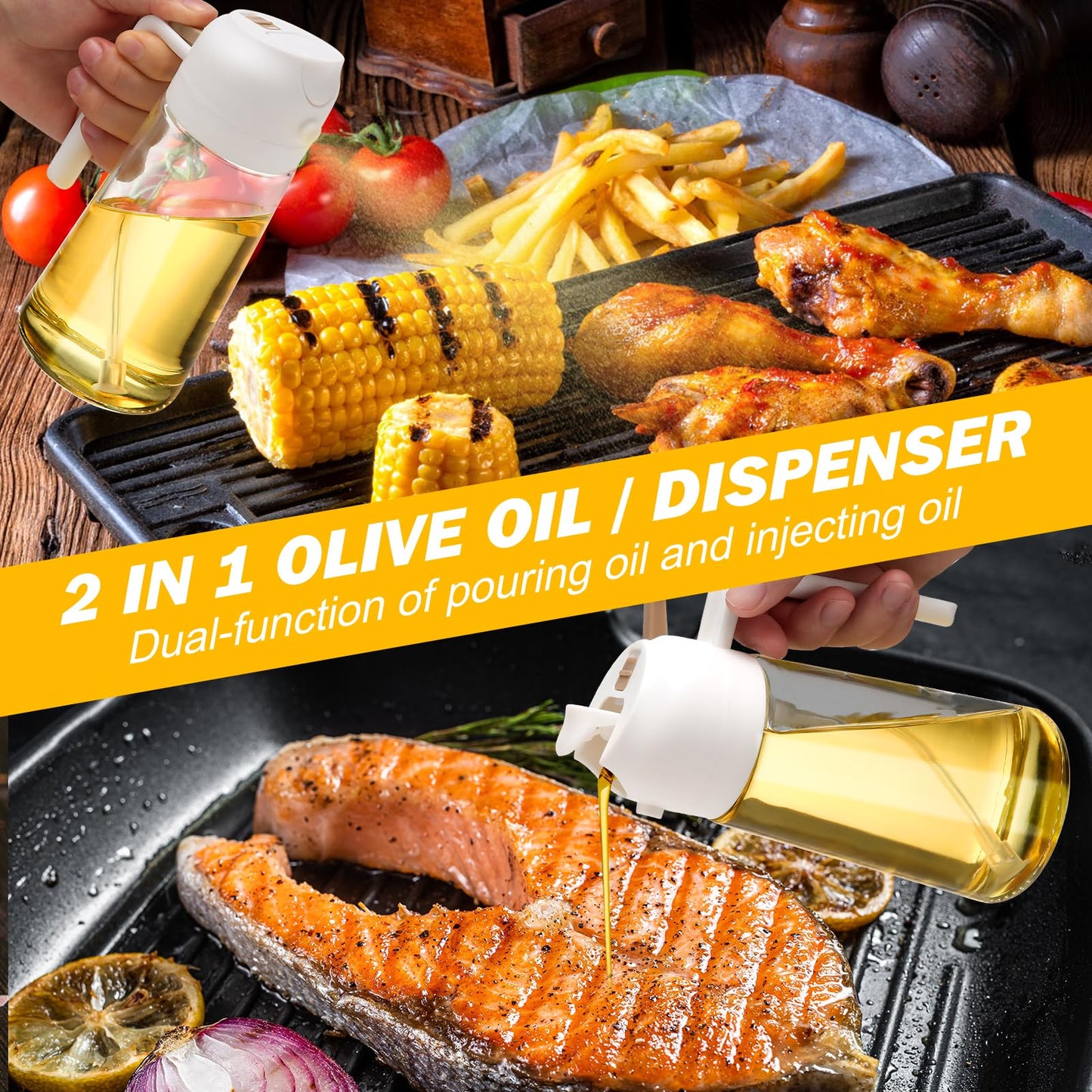 600ml-2-in-1-glass-oil-sprayer-dispenser-kitchen-sprayz-cooking-baking-oil-bottle-bbq-spray-white www.mallsonline.com.au