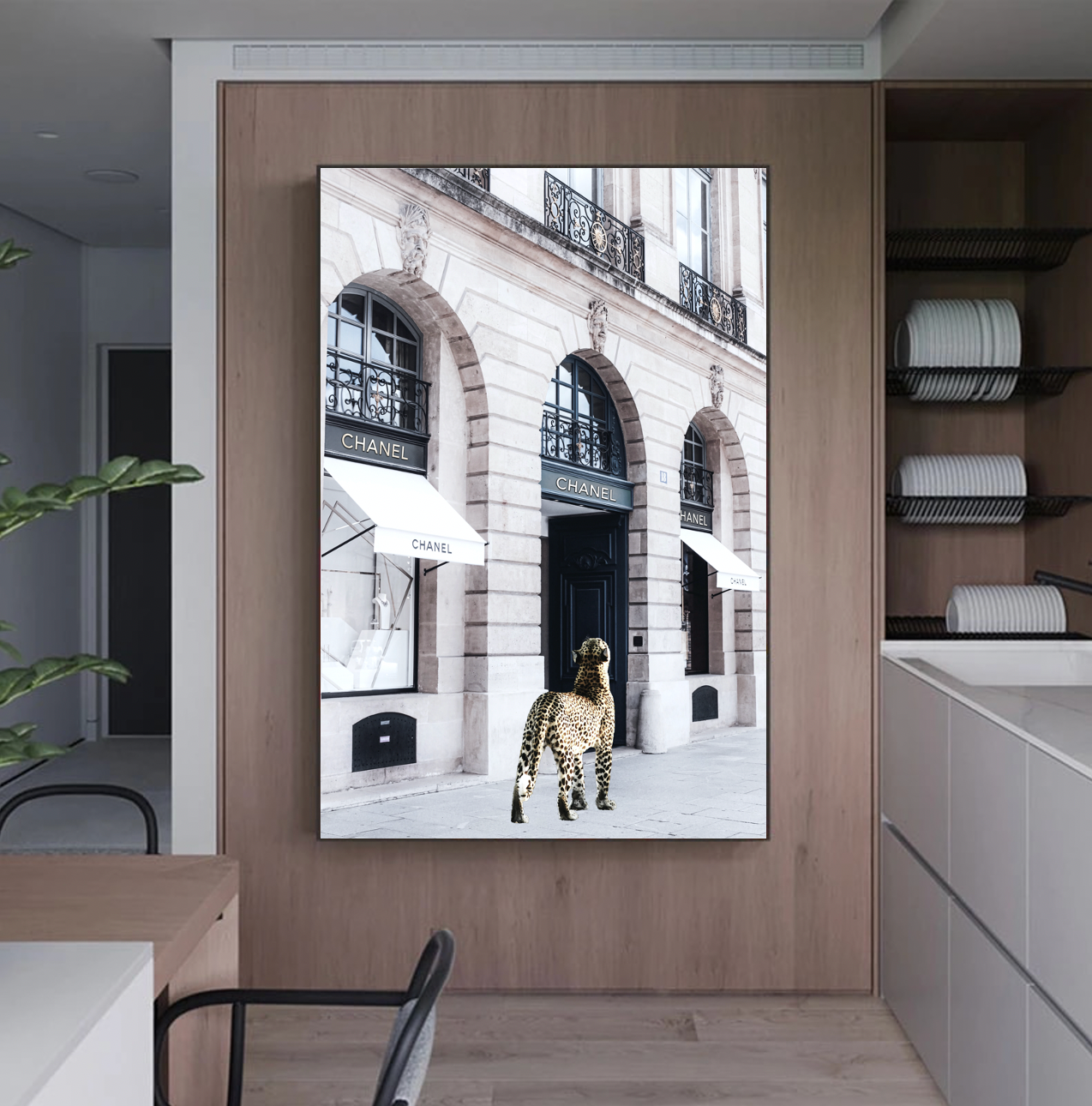 interior-ave-catwalk-90cm-x-60cm-white-framed-artwork www.mallsonline.com.au