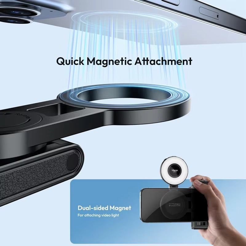 ulanzi-jj03-magnetic-phone-tripod-wireless-phone-grip-selfie-stick-desktop-tripod-with-remote-control-photography-livestreaming www.mallsonline.com.au