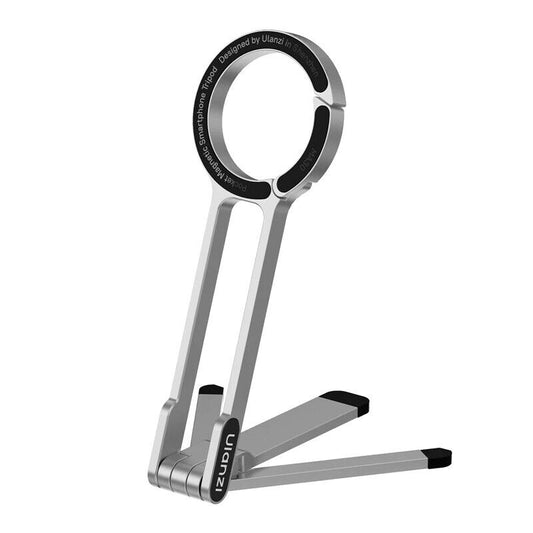 ulanzi-ma30-magnetic-phone-tripod-stand-for-iphone-aluminium-maglock-smartphone-mini-tripod-pocket-cell-phone-stand-dual-sided-magnet-quick-mount-compatible-with-iphone-16-15-14-13-12-magsafe-silver www.mallsonline.com.au